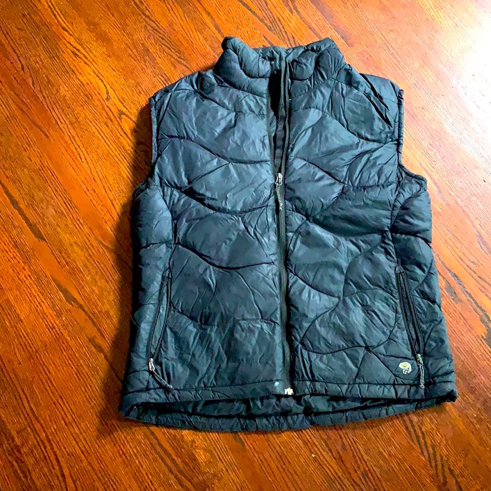 Black Thin Puff Vest